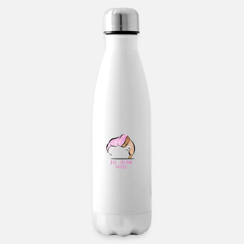 Fouet à la crème glacée - Bouteille isotherme - blanc