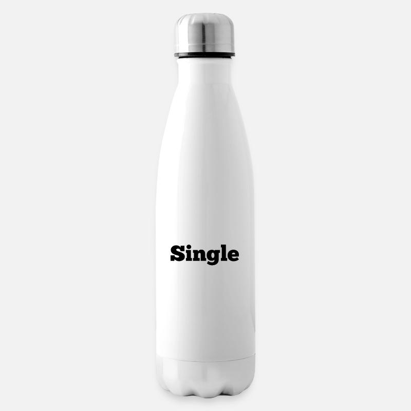 Single - Isolierflasche - Weiß