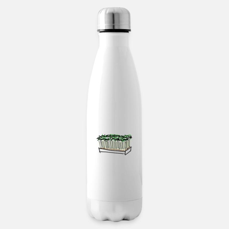 Kresse - Isolierflasche - Weiß