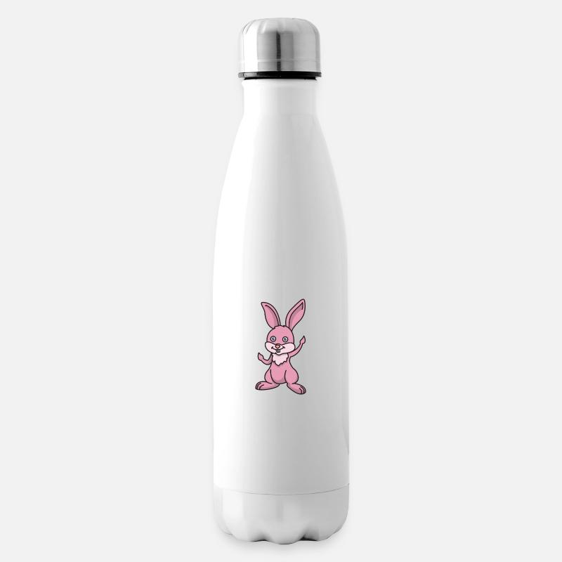 Rabbit Hase Häschen - Isolierflasche - Weiß