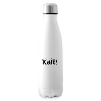 Kalt! - Isolierflasche - Weiß - Rechts
