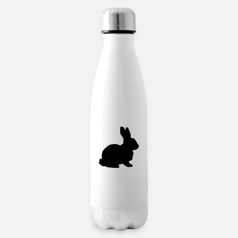 Hase - Isolierflasche - Weiß