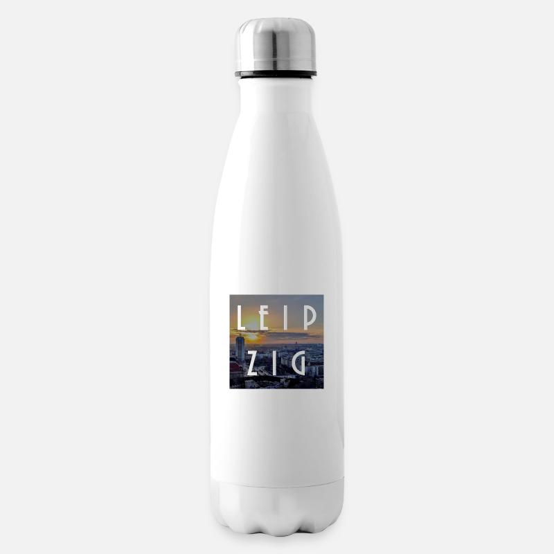 Leipzig - Isolierflasche - Weiß