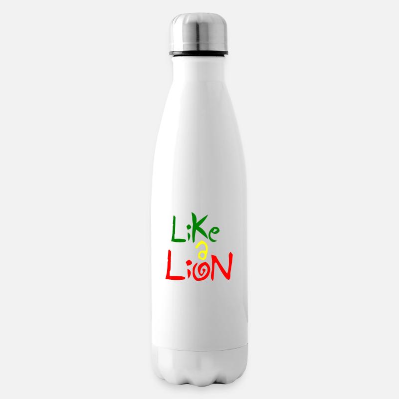 Comme un lion - Bouteille isotherme - blanc