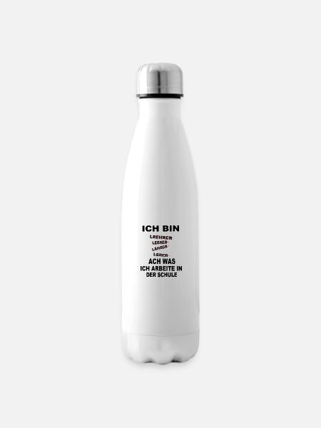 Ich bin Lehrer - Isolierflasche - Weiß