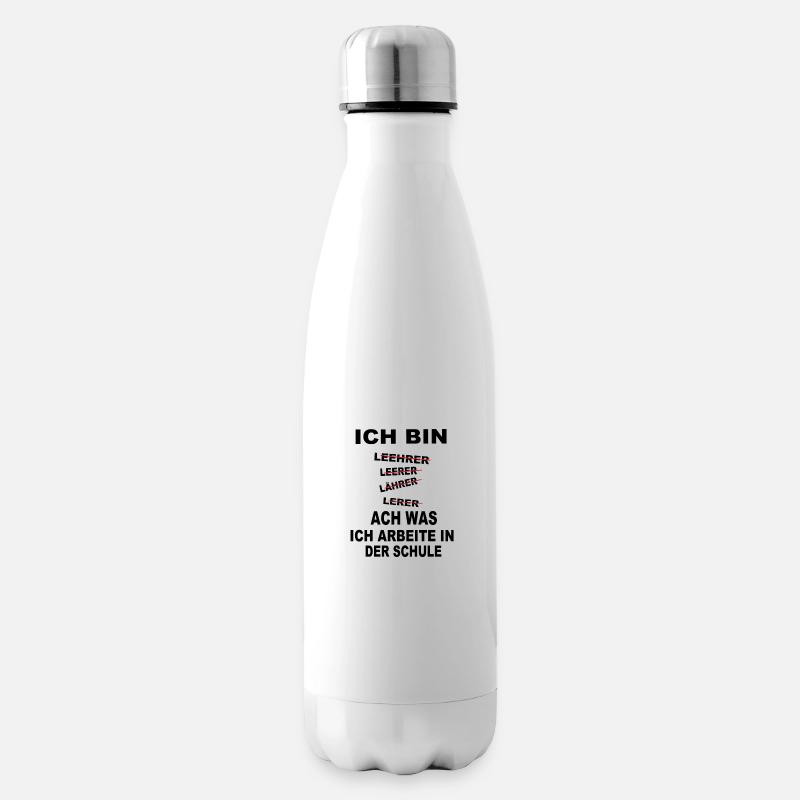 Ich bin Lehrer - Isolierflasche - Weiß
