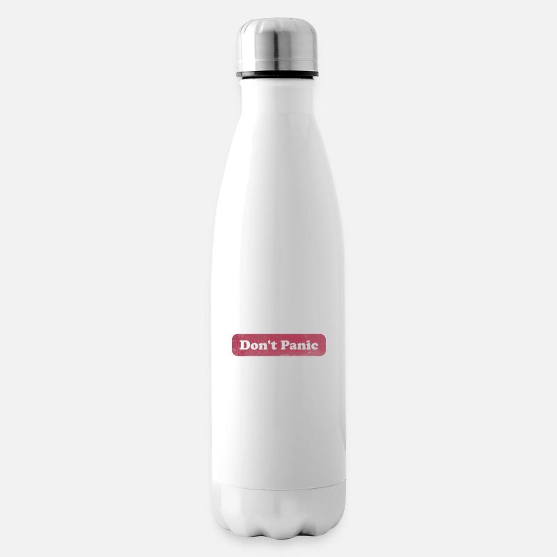 Don't Panic - Hitchhiker - Isolierflasche - Weiß