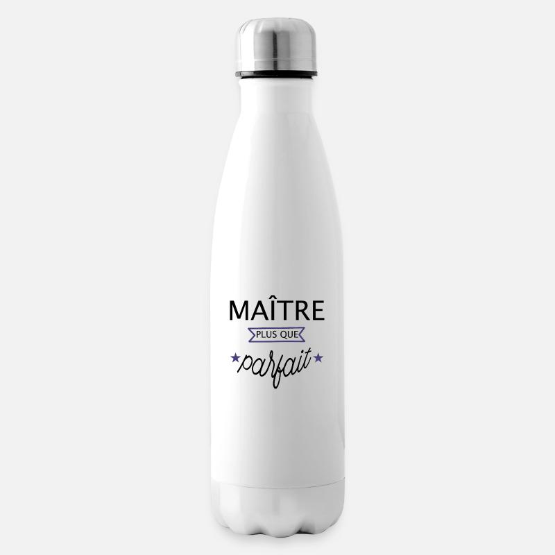 Maître plus que Parfait - Maitre - Bouteille isotherme - blanc