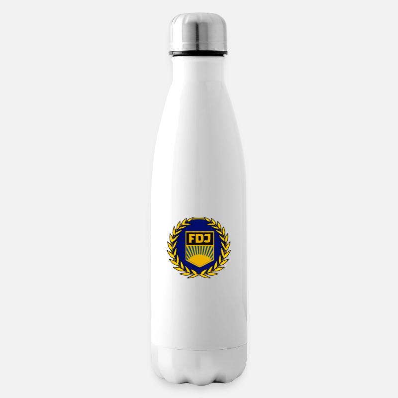 FDJ emblem - Insulated Water Bottle - white
