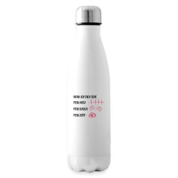 verliebt - Isolierflasche - Weiß - Rechts