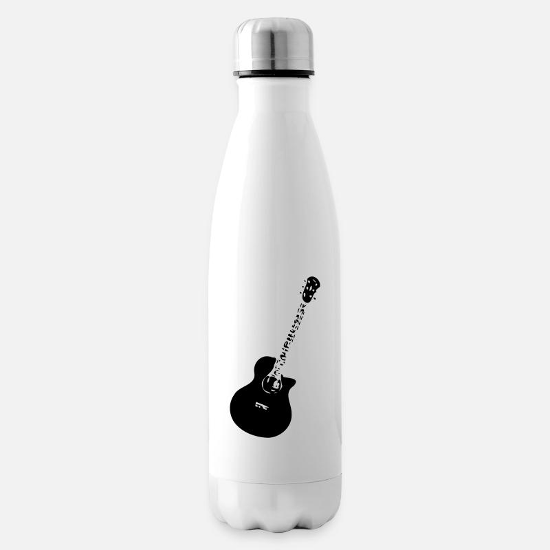 Gitarre - Musik - Isolierflasche - Weiß