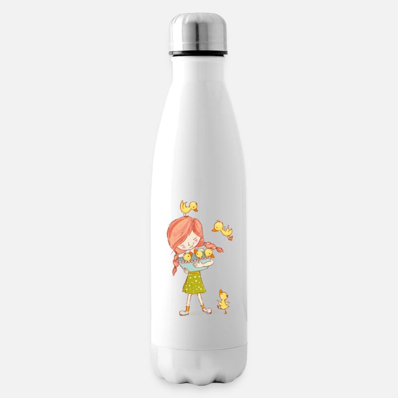 Fille de canard - Bouteille isotherme - blanc