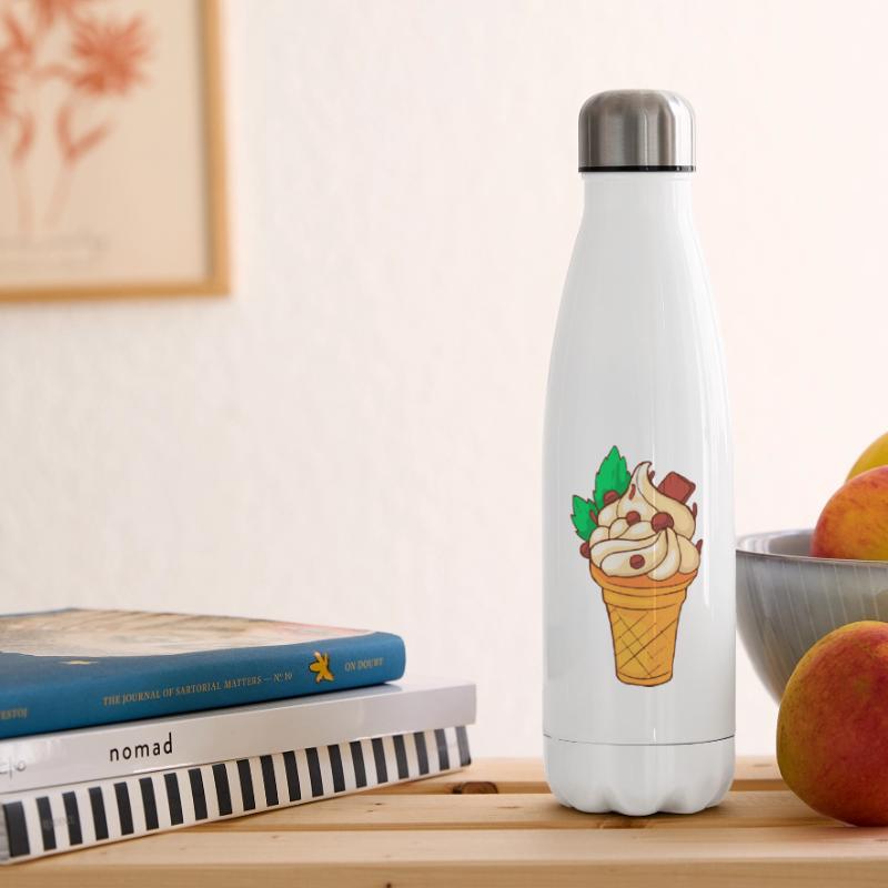 Eis Speiseeis Eiskrem Eiscreme Kugeleis Eisbecher Isolierflasche