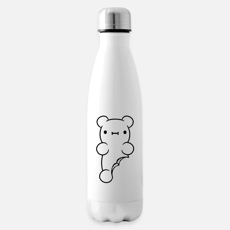 Suesses Verwundetes Gummibaerchen - Isolierflasche - Weiß