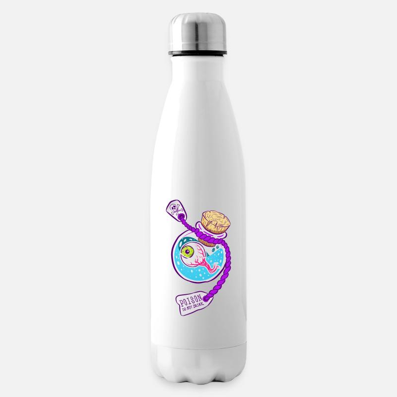 Oeil de poison - Bouteille isotherme - blanc