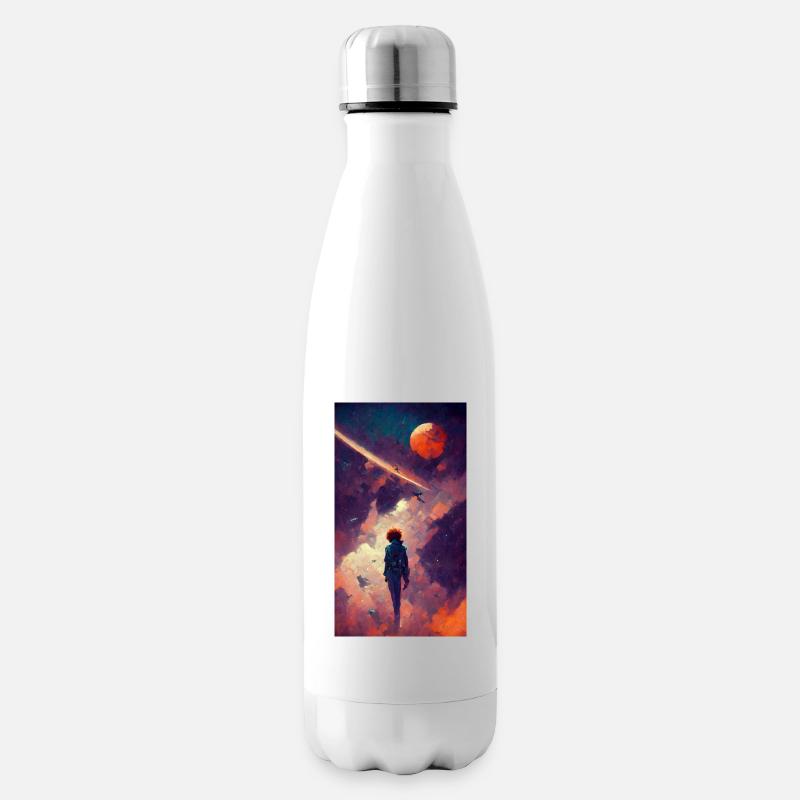 Spike Anime Hommage - Isolierflasche - Weiß