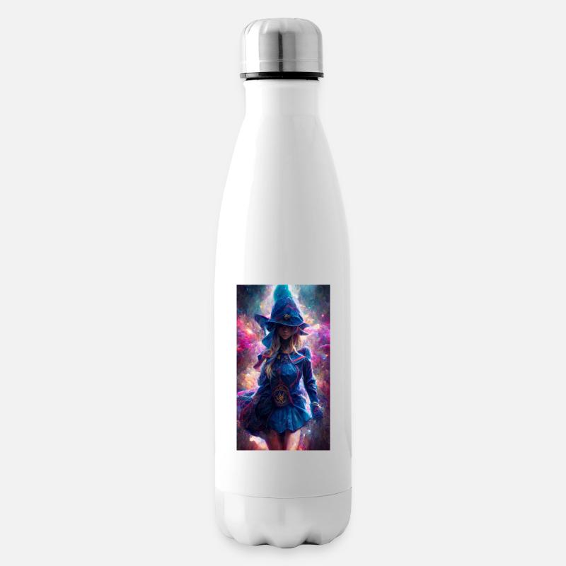 Blue Witch - Insulated Water Bottle - white