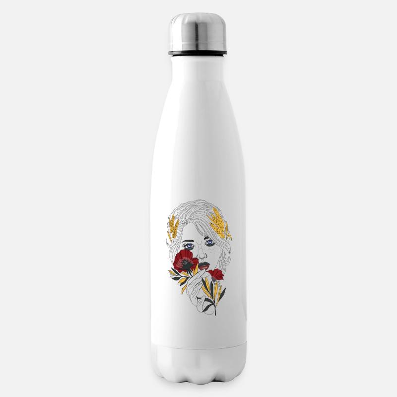 Dame Nature - Bouteille isotherme - blanc