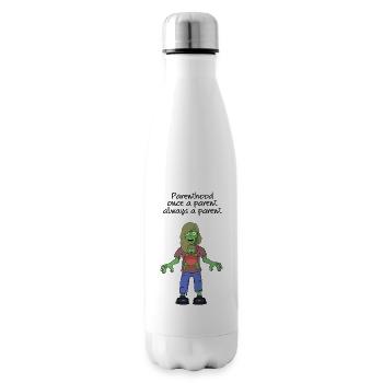 Einmal ein Elternteil immer ein Elternteil - Isolierflasche - Weiß - Rechts