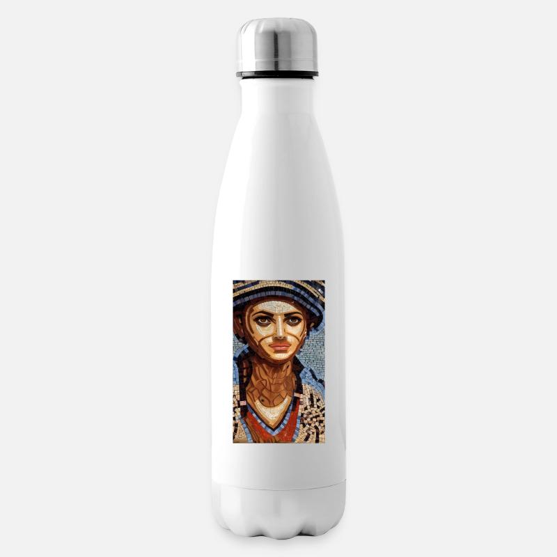 Fragmentierte Schönheit - Isolierflasche - Weiß