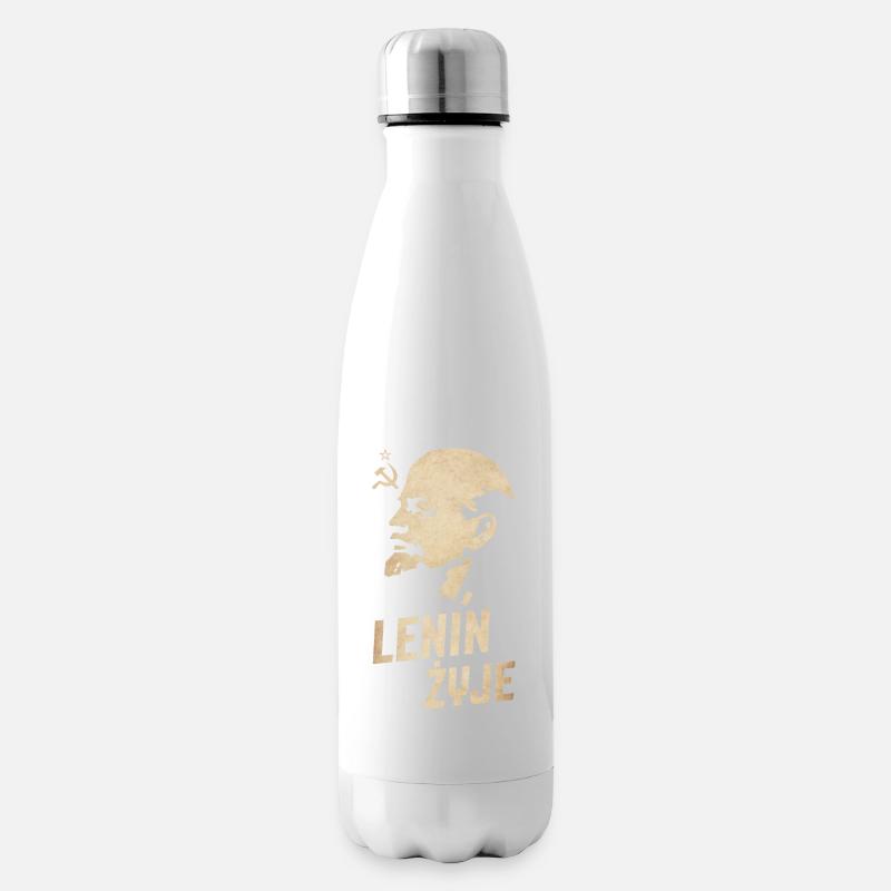 Lénine est vivant - Bouteille isotherme - blanc