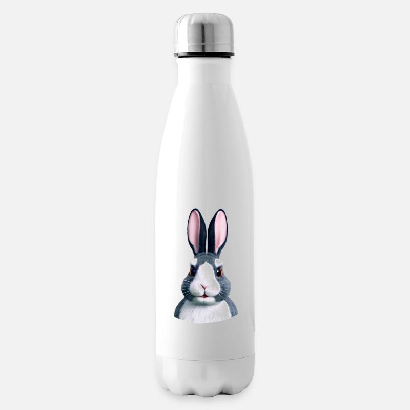 Lapin - Pas seulement à Pâques - Bouteille isotherme - blanc