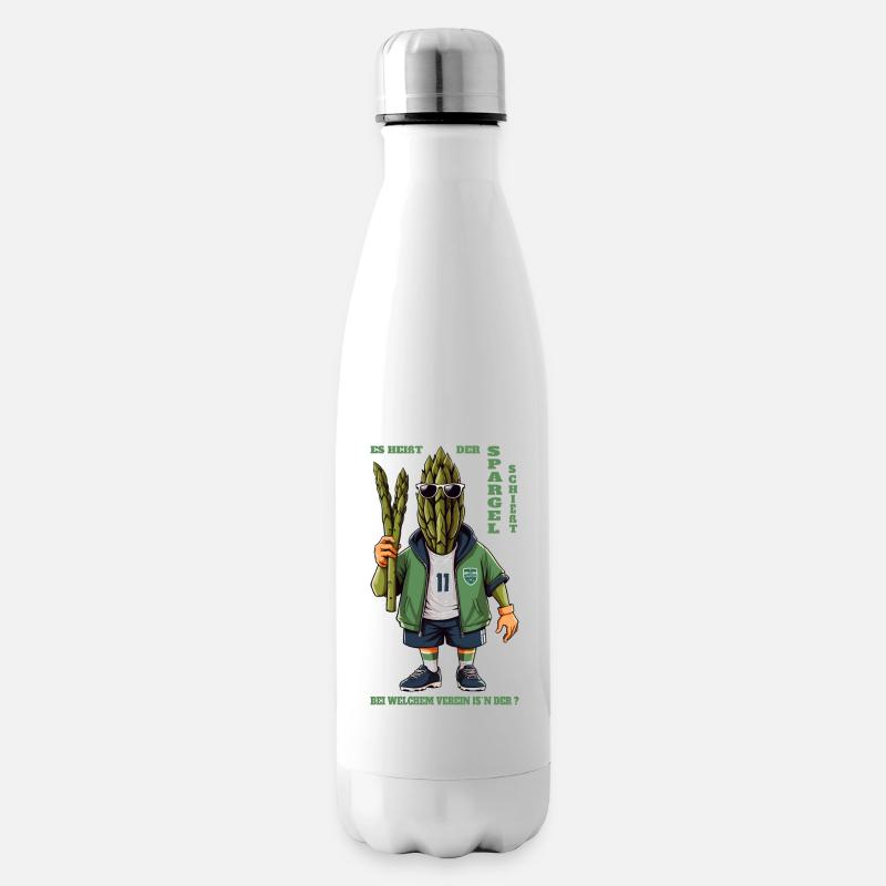 Spargel Verein - Isolierflasche - Weiß