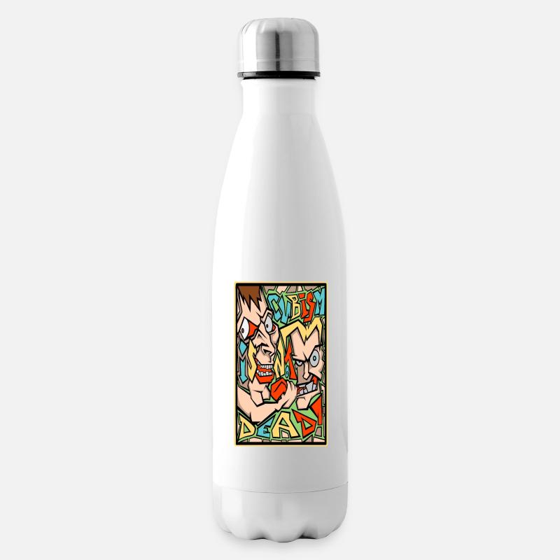 Kubismus - Isolierflasche - Weiß