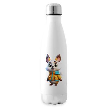 squirell autumn 5 - Bouteille isotherme - blanc - Droite