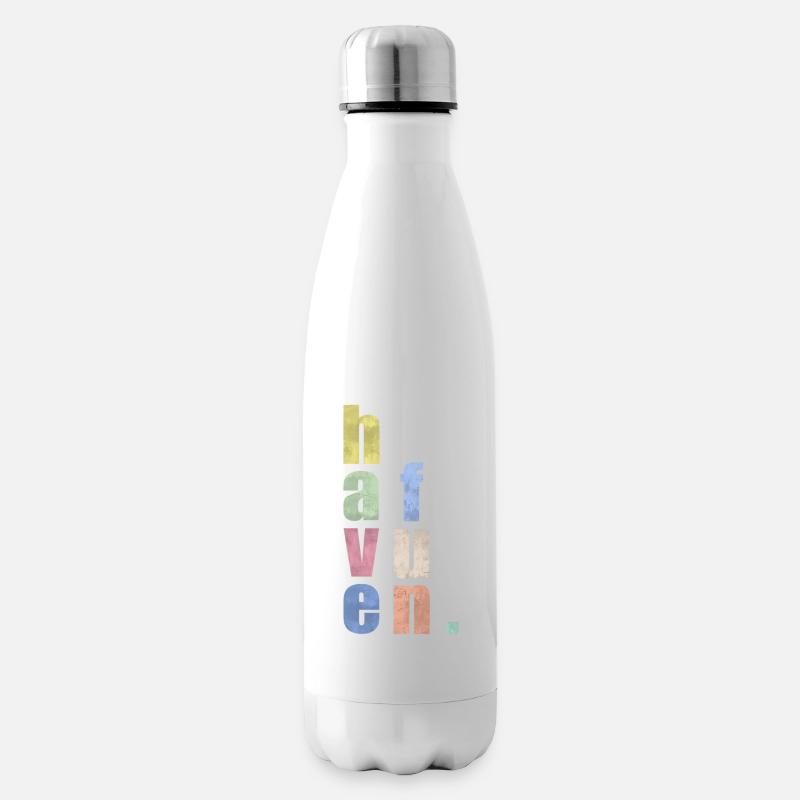 Have fun. - Insulated Water Bottle - white