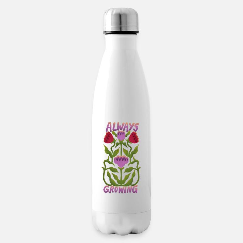 Always Growing - Insulated Water Bottle - white
