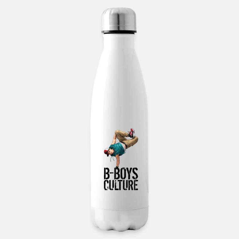 Breakdance One Hand Freeze Illustration - Isolierflasche - Weiß
