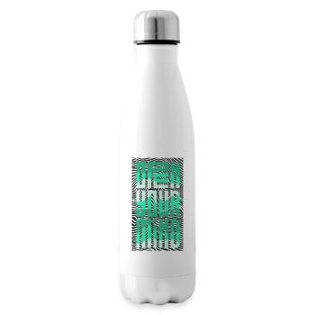 Open Your Mind - Insulated Water Bottle - white - Right