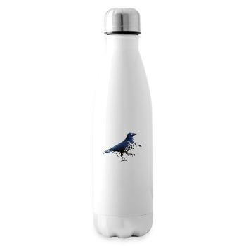 crow - Insulated Water Bottle - white - Right