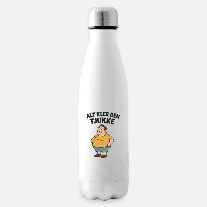 Dem Dicken steht alles - Isolierflasche - Weiß