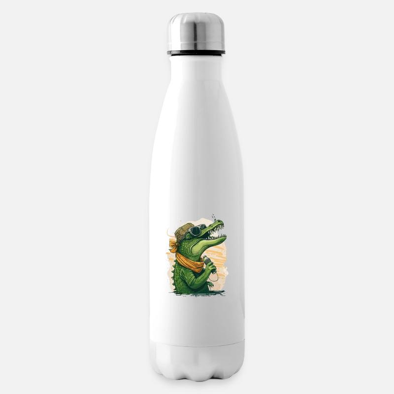 Croc Harmoniciste - Bouteille isotherme - blanc