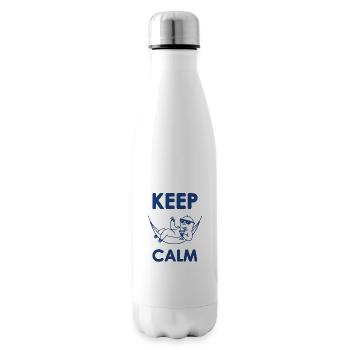 Keep Calm - Insulated Water Bottle - white - Right