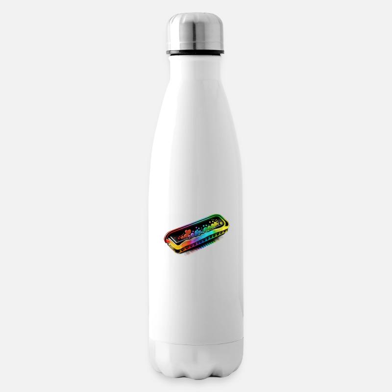 MUNDHARMONIKA - Isolierflasche - Weiß