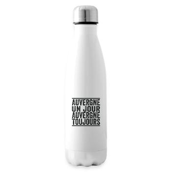 auvergnat un jour auvergnat toujours - Bouteille isotherme - blanc - Droite