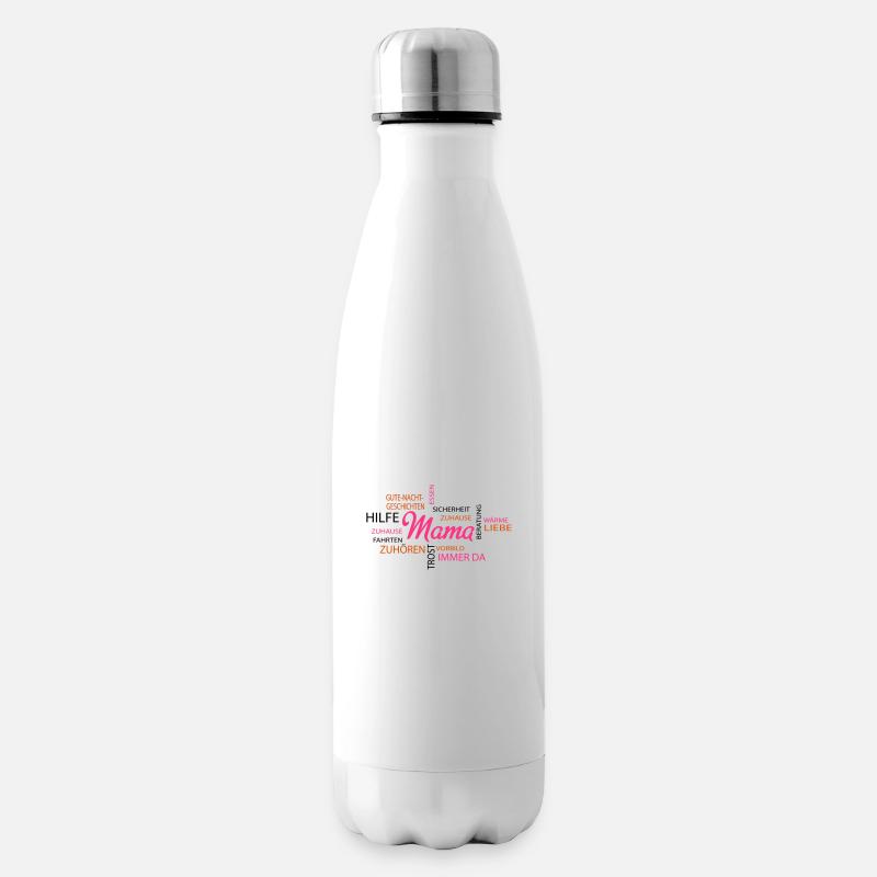 Mama - Isolierflasche - Weiß