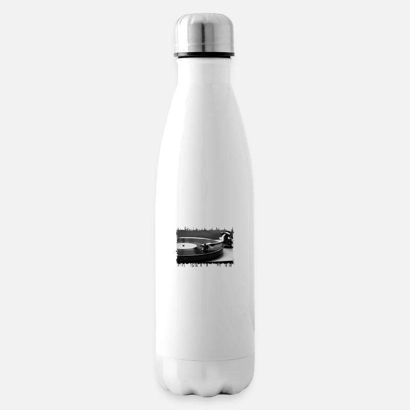 vinyle - Bouteille isotherme - blanc