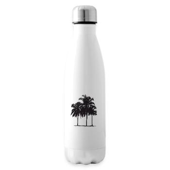 Palmen - Isolierflasche - Weiß - Rechts