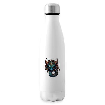 Lovable fantasy creature - Insulated Water Bottle - white - Right