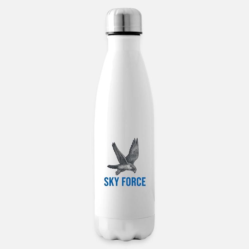 Himmelfalke Sky Force - Isolierflasche - Weiß