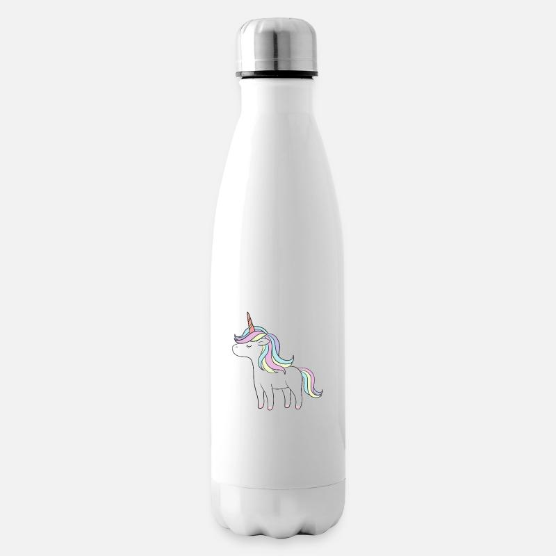 Einhorn Unicorn - Isolierflasche - Weiß