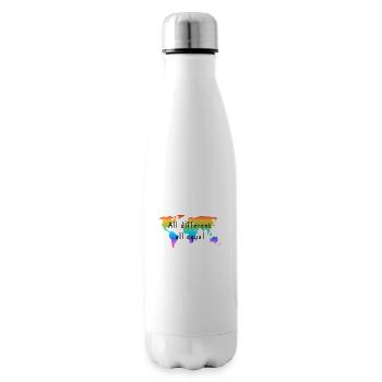 all different all equal. Love is Love. - Isolierflasche - Weiß - Rechts