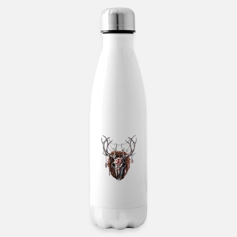 Wendigo-Schädel - Isolierflasche - Weiß