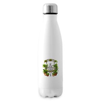 Squelette Amoureux des Plantes - Bouteille isotherme - blanc - Droite