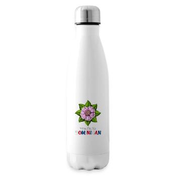 Rose dominicaine de Bayahibe - Bouteille isotherme - blanc - Droite
