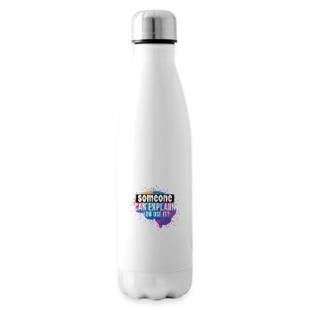 Someone Can Explain How Use It - Isolierflasche - Weiß - Rechts